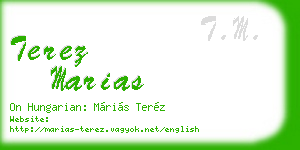 terez marias business card
